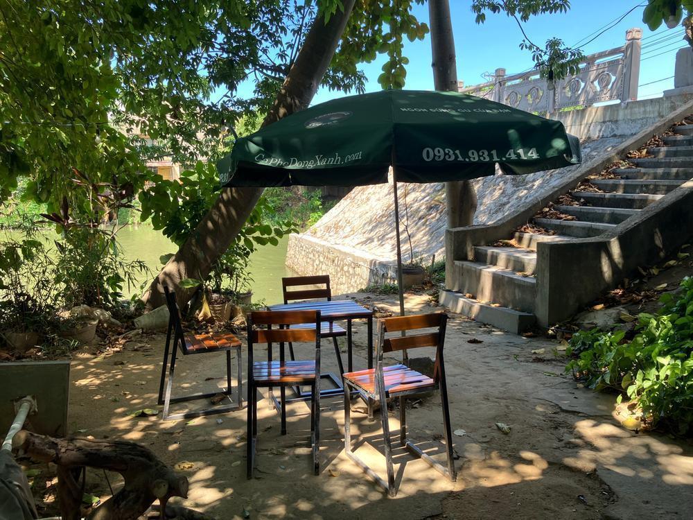 Street View from a Vietnamese Open Cafe